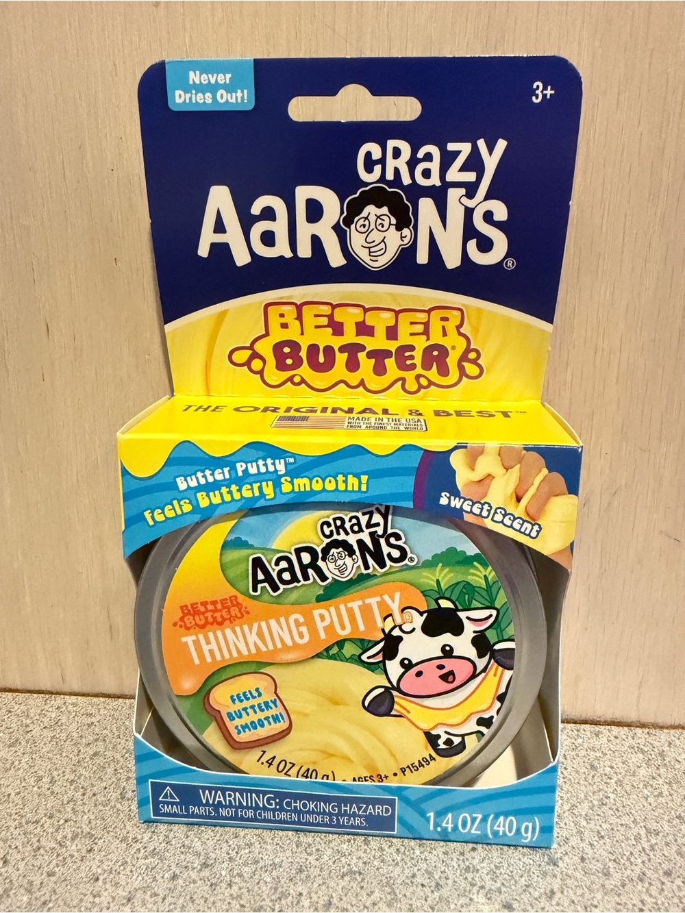 New Aaron's Crazy Thinking Putty Better Butter Buttery Smooth Sweet Scented